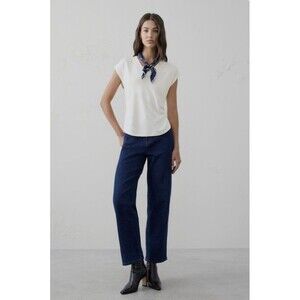 Banana Republic Forever Round Hem Sweater Vest V-neck Pullover